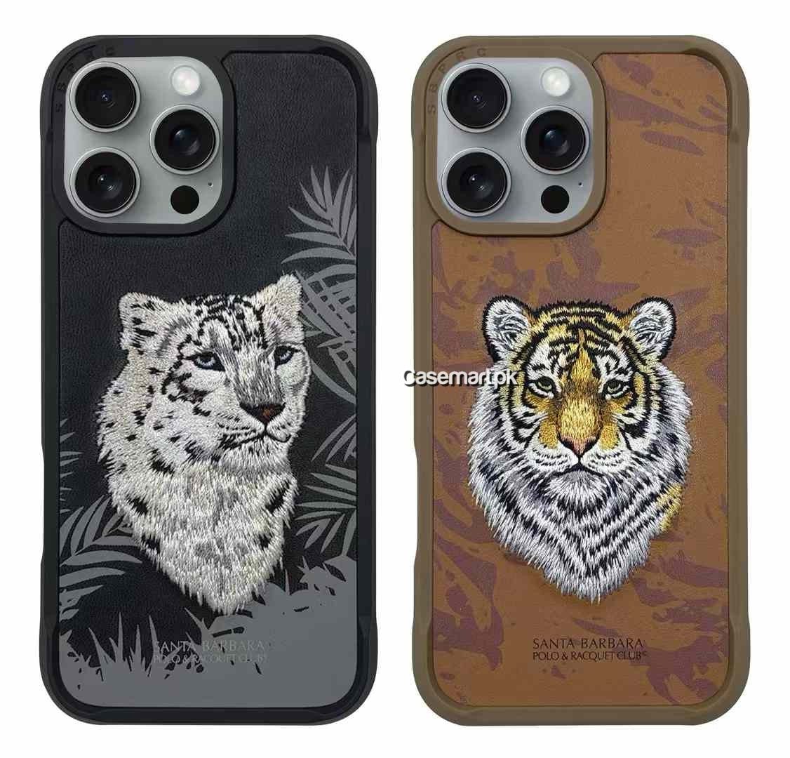 Polo Santa Barbara original savanna series case in genuine leather for Apple iPhone 16 pro max