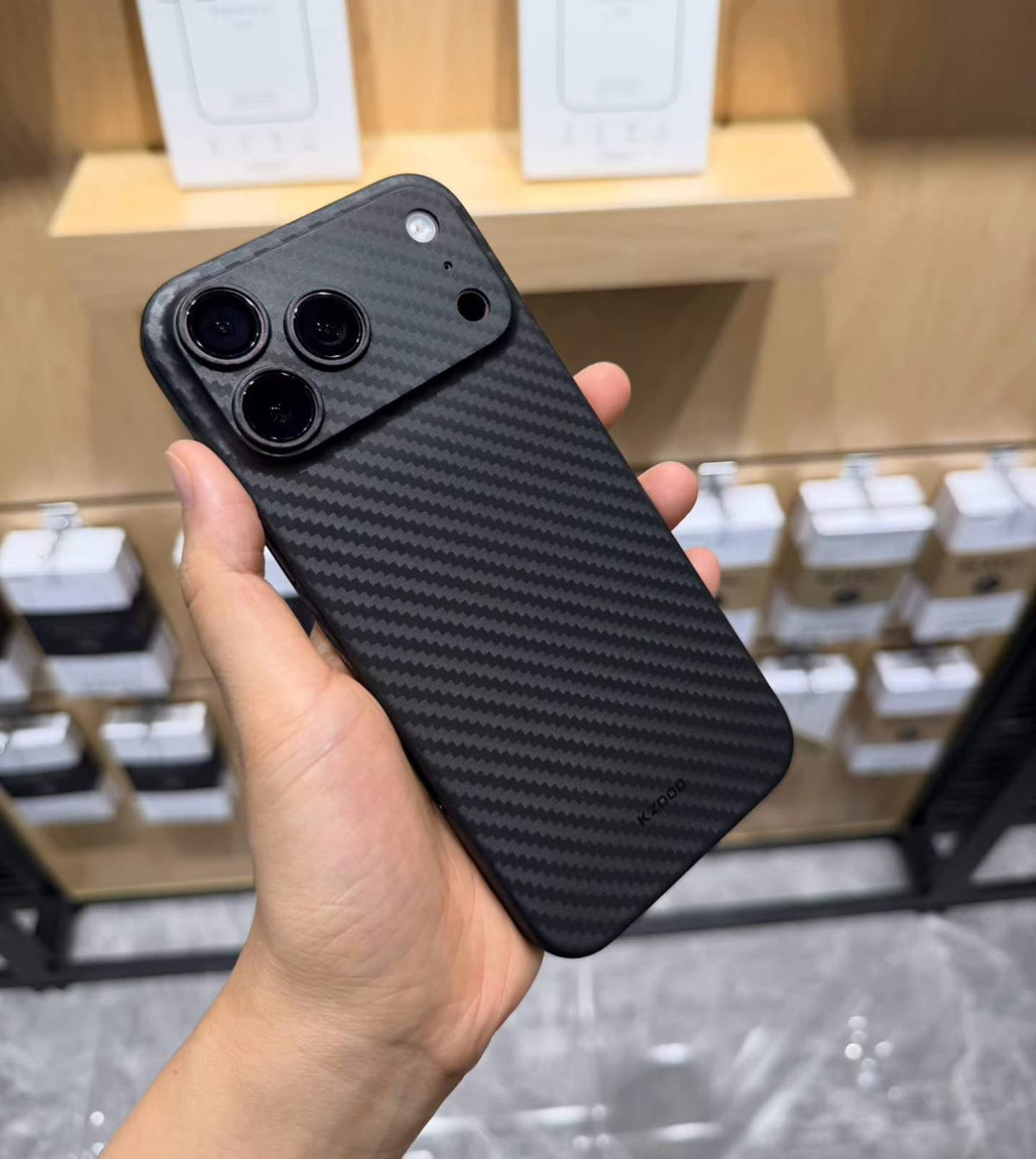 Kz-Doo Air Carbon Ultra Thin Case for iPhone | Premium 0.3mm Slim Protective Cover