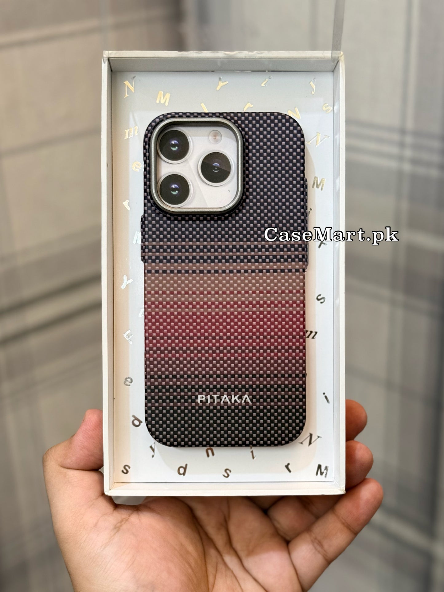 PITAKA SUNSET CARBON FIBRE KEVLAR CASE