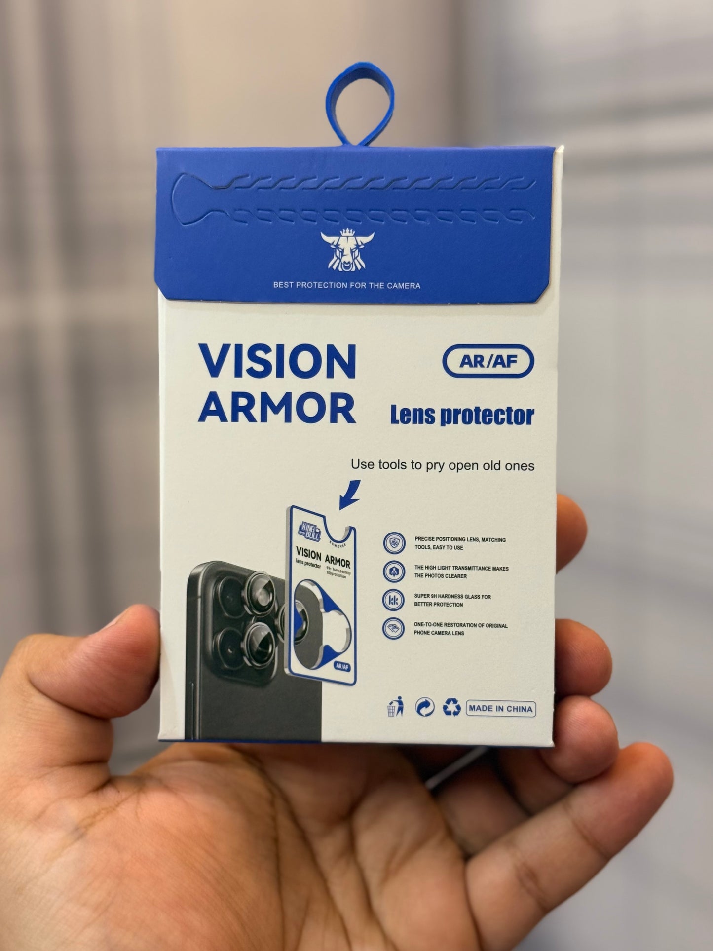 Kingbull Vision Armor Sapphire Camera Lens Rings for 17 Series