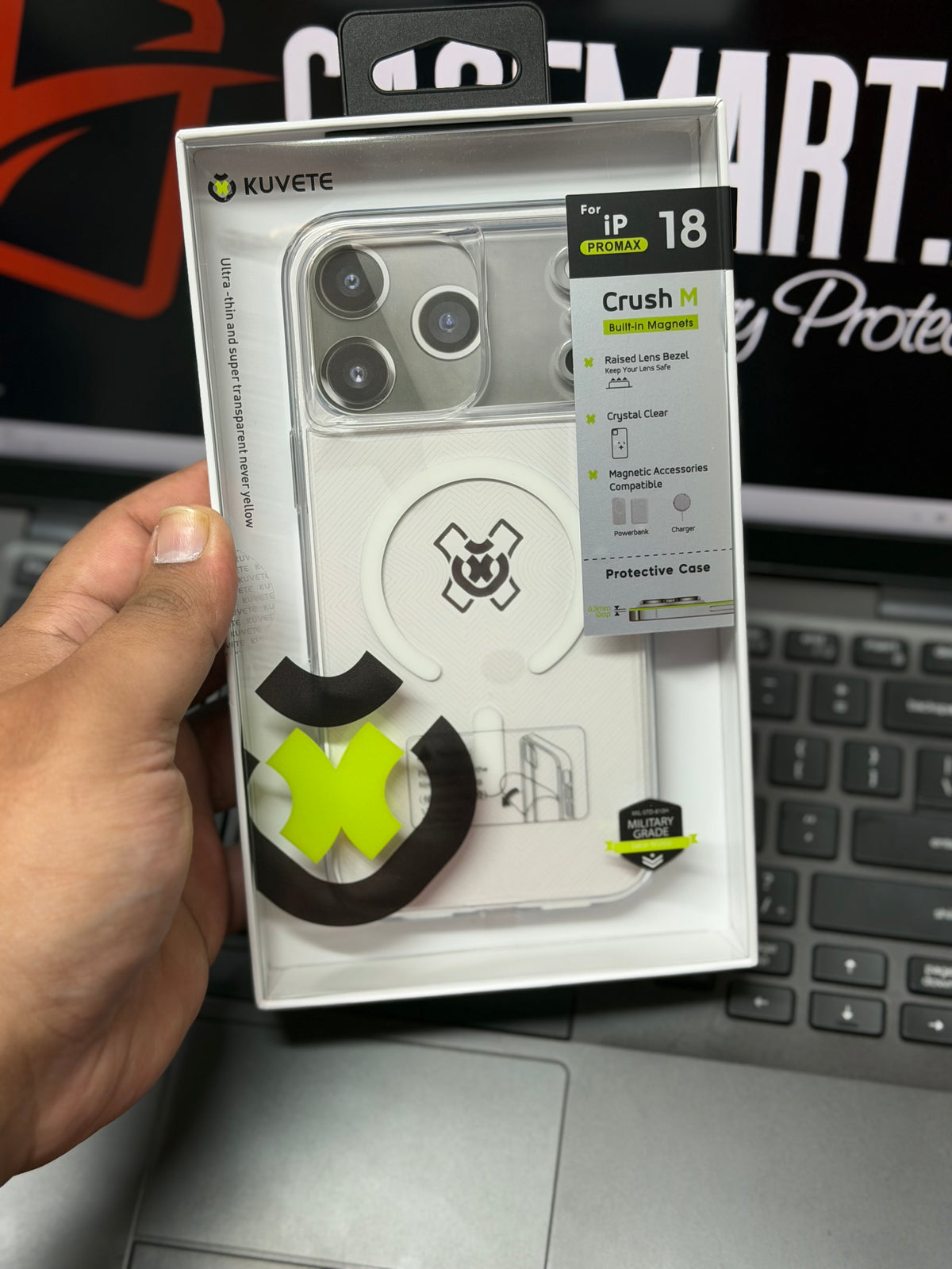Kuvete MagSafe Crush Series Case for iPhone 18 Pro Max - Shockproof Magnetic Cover with Slim Anti-Yellowing Technology