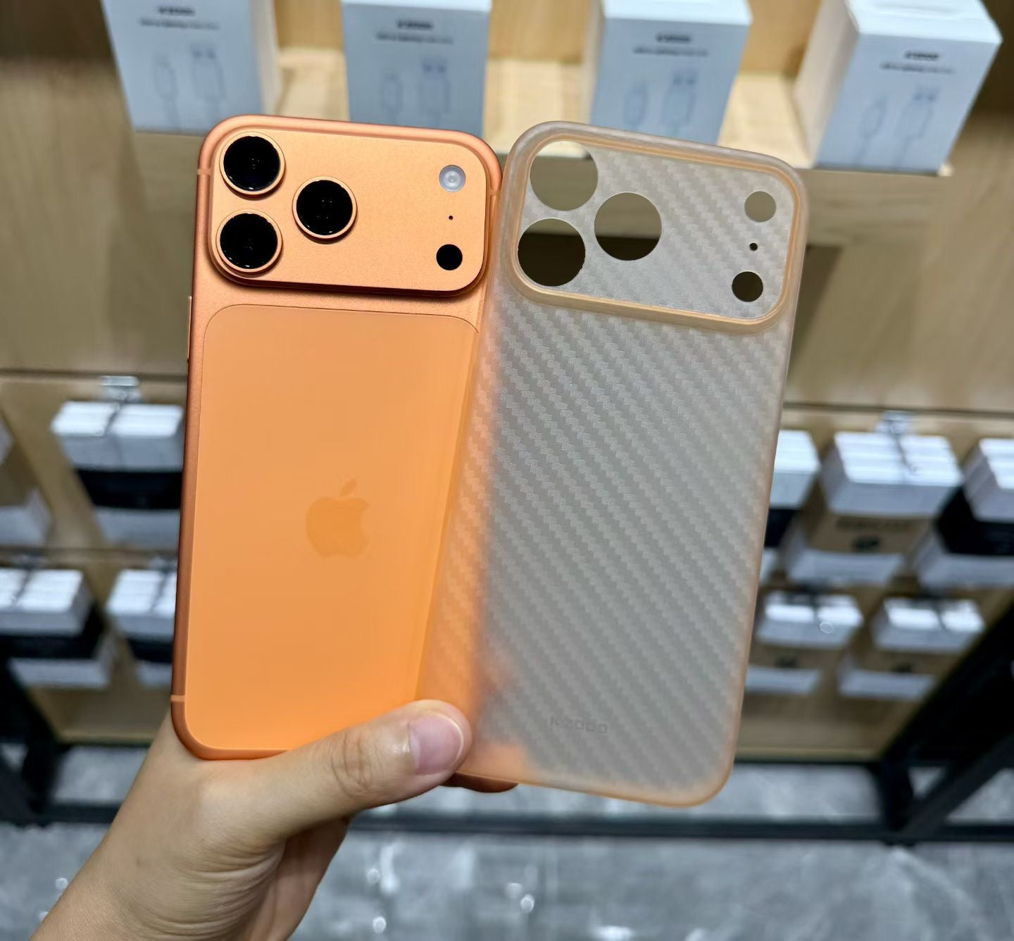 Kzdoo Air Carbon Ultra Thin Case Cosmic Orange