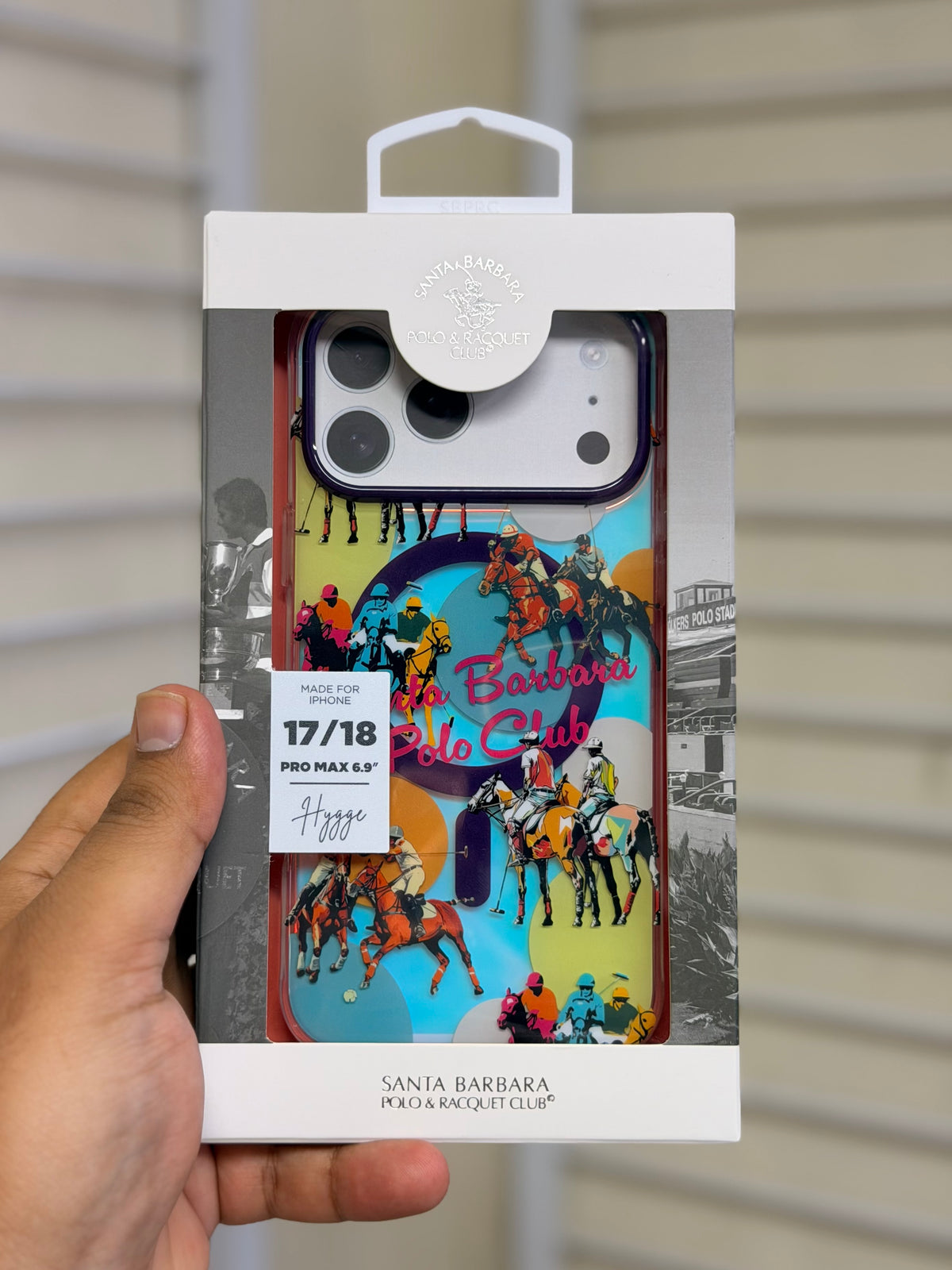 Original Polo Santa Barbara Hygge Series MagSafe Case for iPhone 18 / 17 Pro Max - Luxury Design Shockproof Cover
