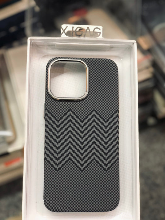 GREY WAVE CARBON FIBRE KEVLAR CASE