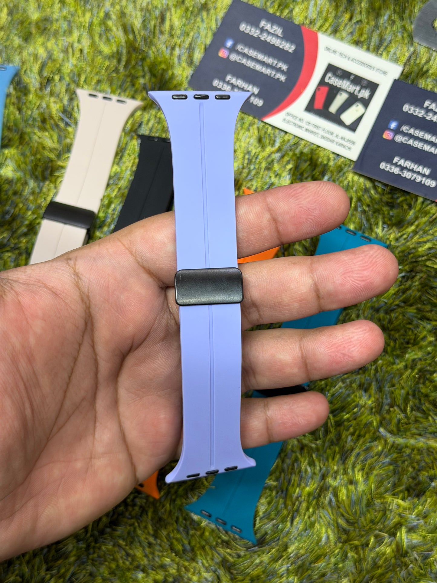 Silicone Magnet Buckle Strap for Apple Watch - 42mm to 49mm