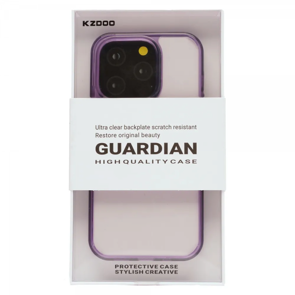 Kz-Doo GUARDIAN Deep Purple Soft Case 14 Pro Max