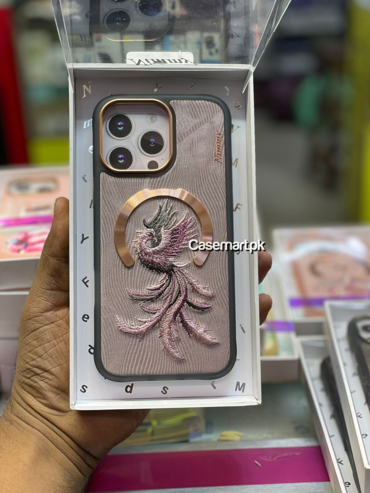 Nimmy original fantasy animal case finewoven+magsafe for Apple iPhone 16 pro max