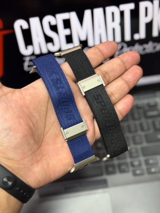 Hublot Buckle Soft Fabric Strap for Apple Watch from 42 to 49 MM