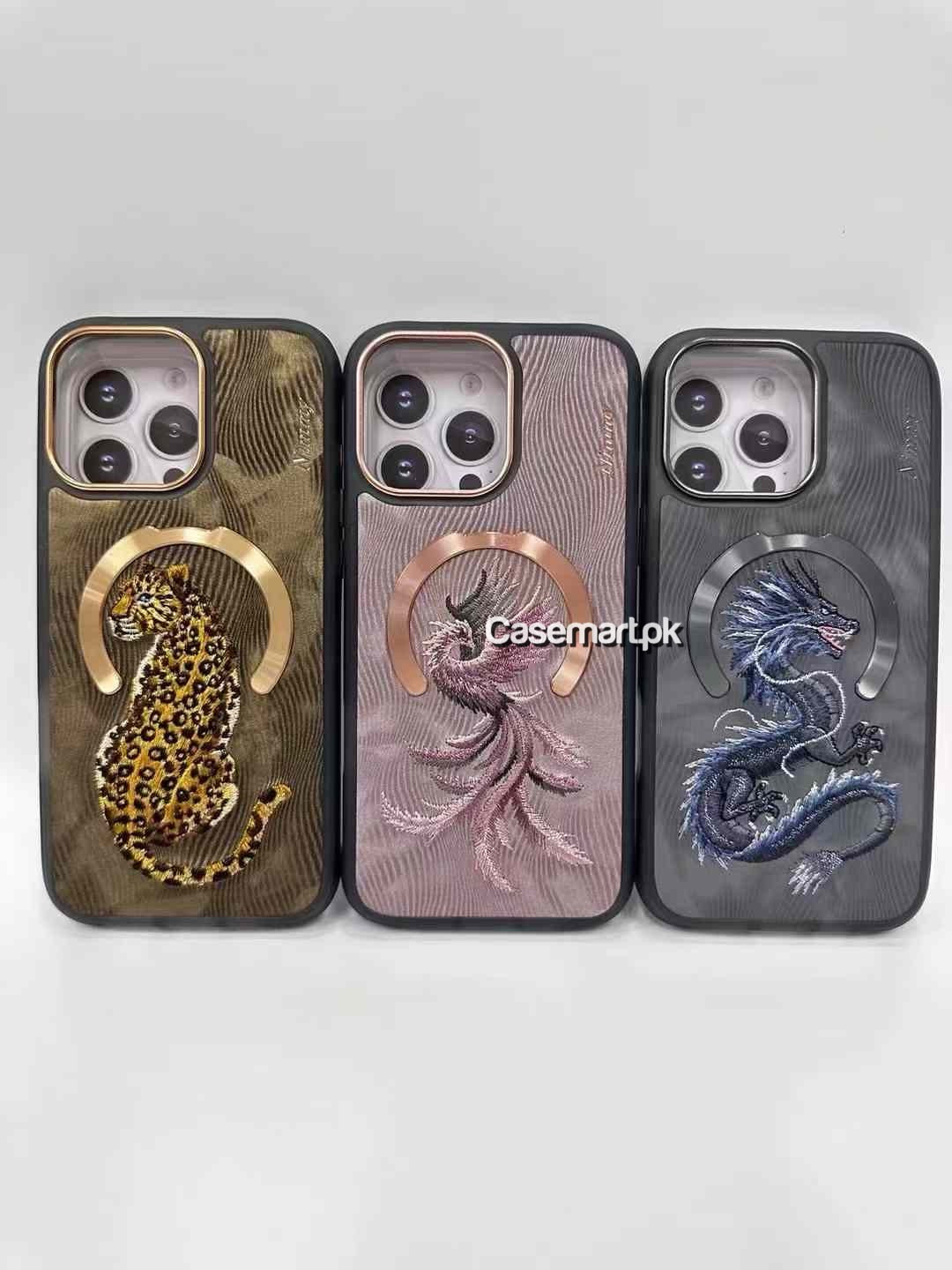 Nimmy original fantasy animal case finewoven+magsafe for Apple iPhone 16 pro max
