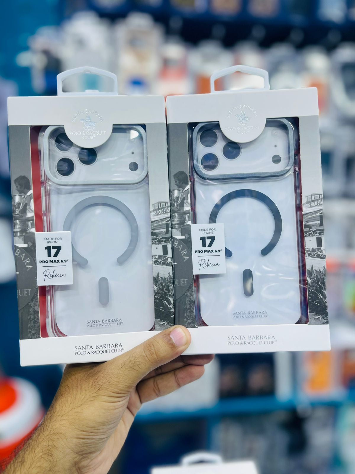 Polo Rebecca Border Clear Case 17 Series