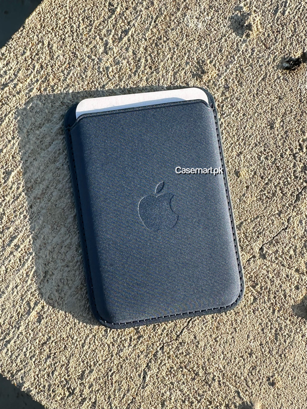 apple magsafe wallet with pop up notification apple 1:1 blue in genuine finewoven