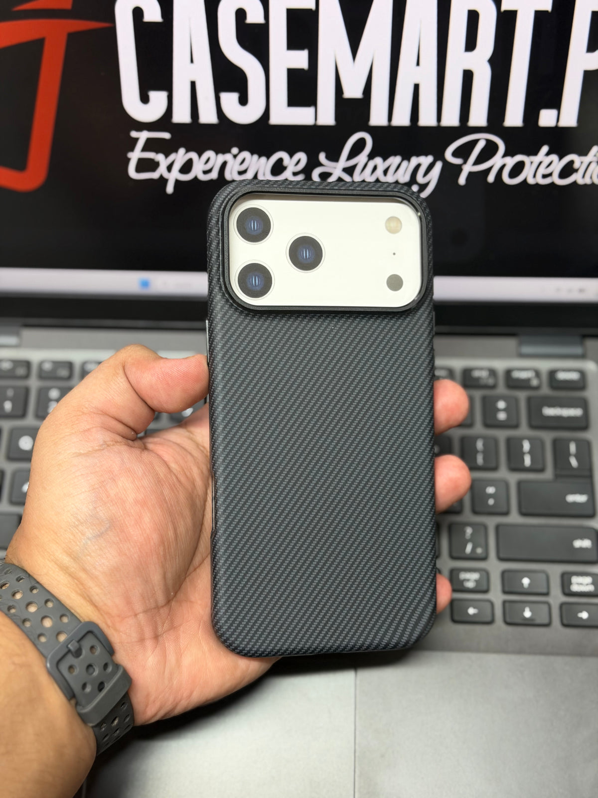 BLACK WAVE CARBON FIBRE KEVLAR CASE