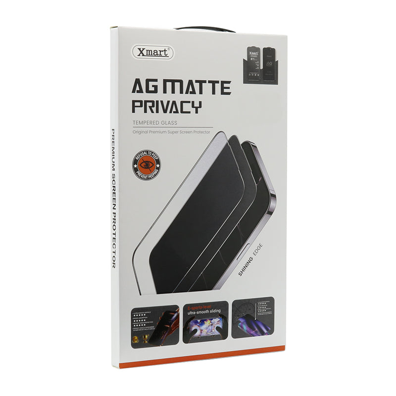 Xmart Branded AG Matte Privacy Glass for 18 Pro Max