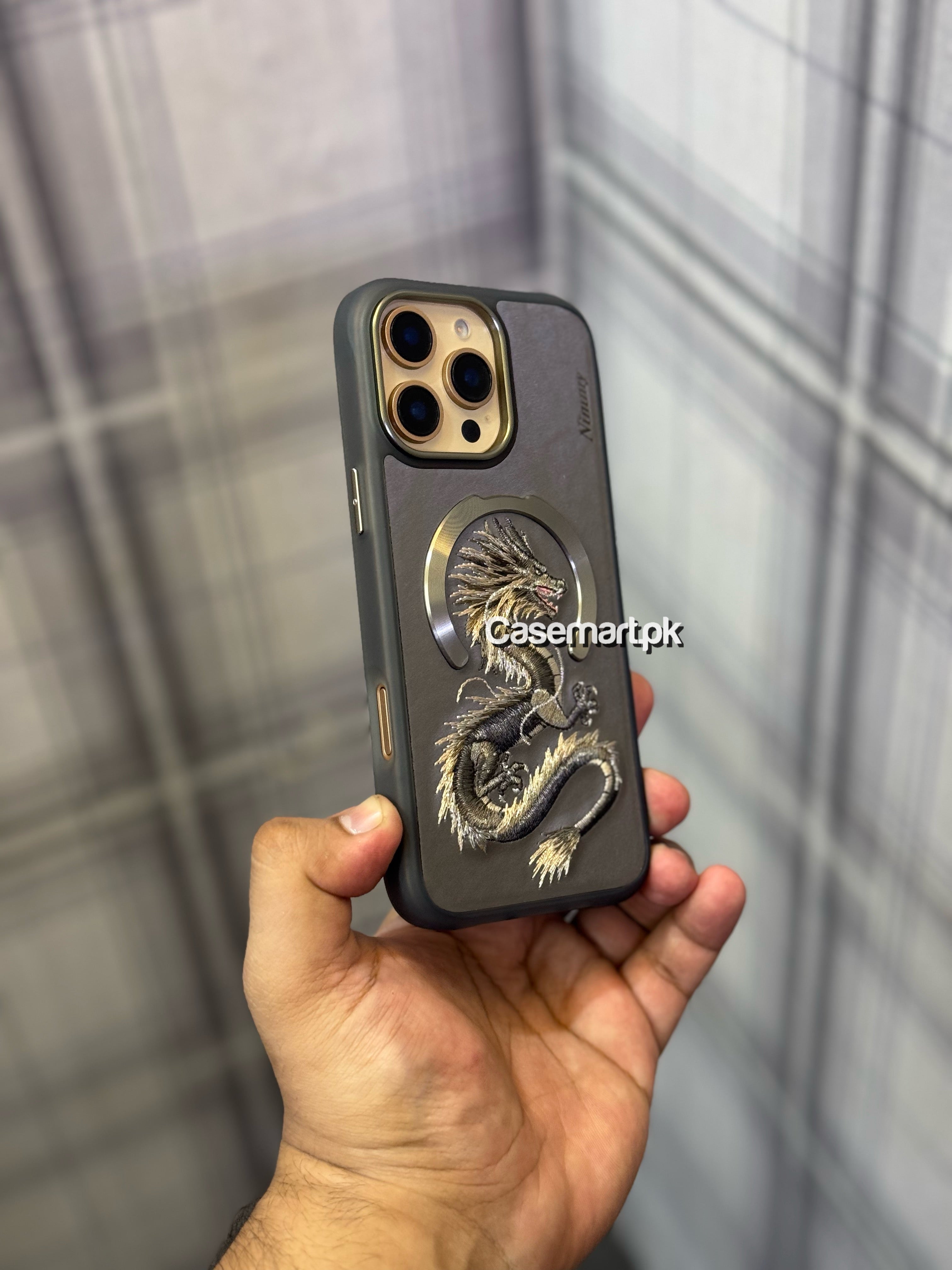 Nimmy original fantasy animal case finewoven+magsafe for Apple iPhone 16 pro max