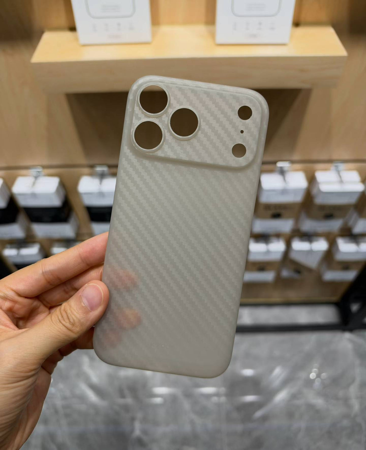 Kz-Doo Air Carbon Ultra Thin Case for iPhone | Premium 0.3mm Slim Protective Cover