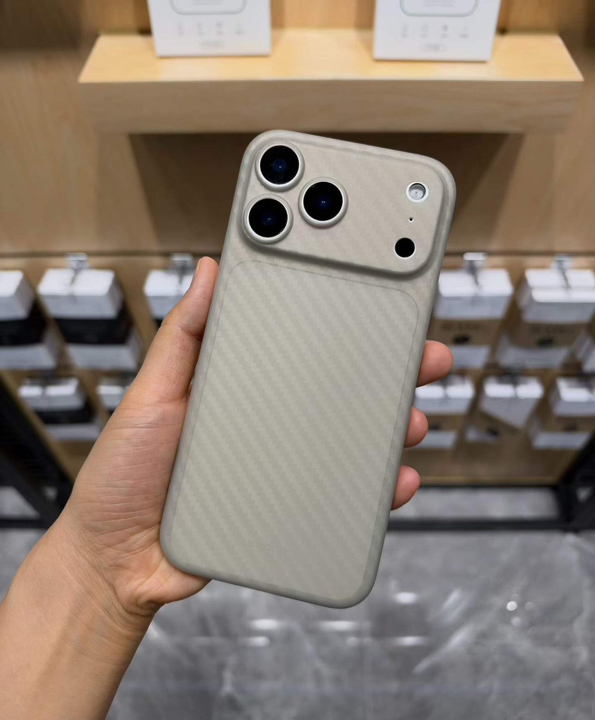 Kz-Doo Air Carbon Ultra Thin Case for iPhone | Premium 0.3mm Slim Protective Cover