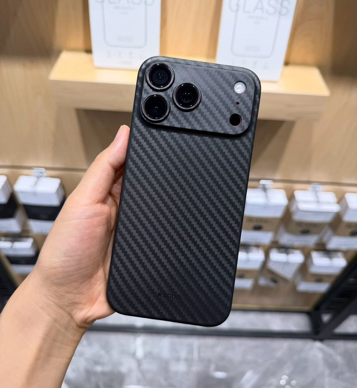 Kz-Doo Air Carbon Ultra Thin Case for iPhone | Premium 0.3mm Slim Protective Cover