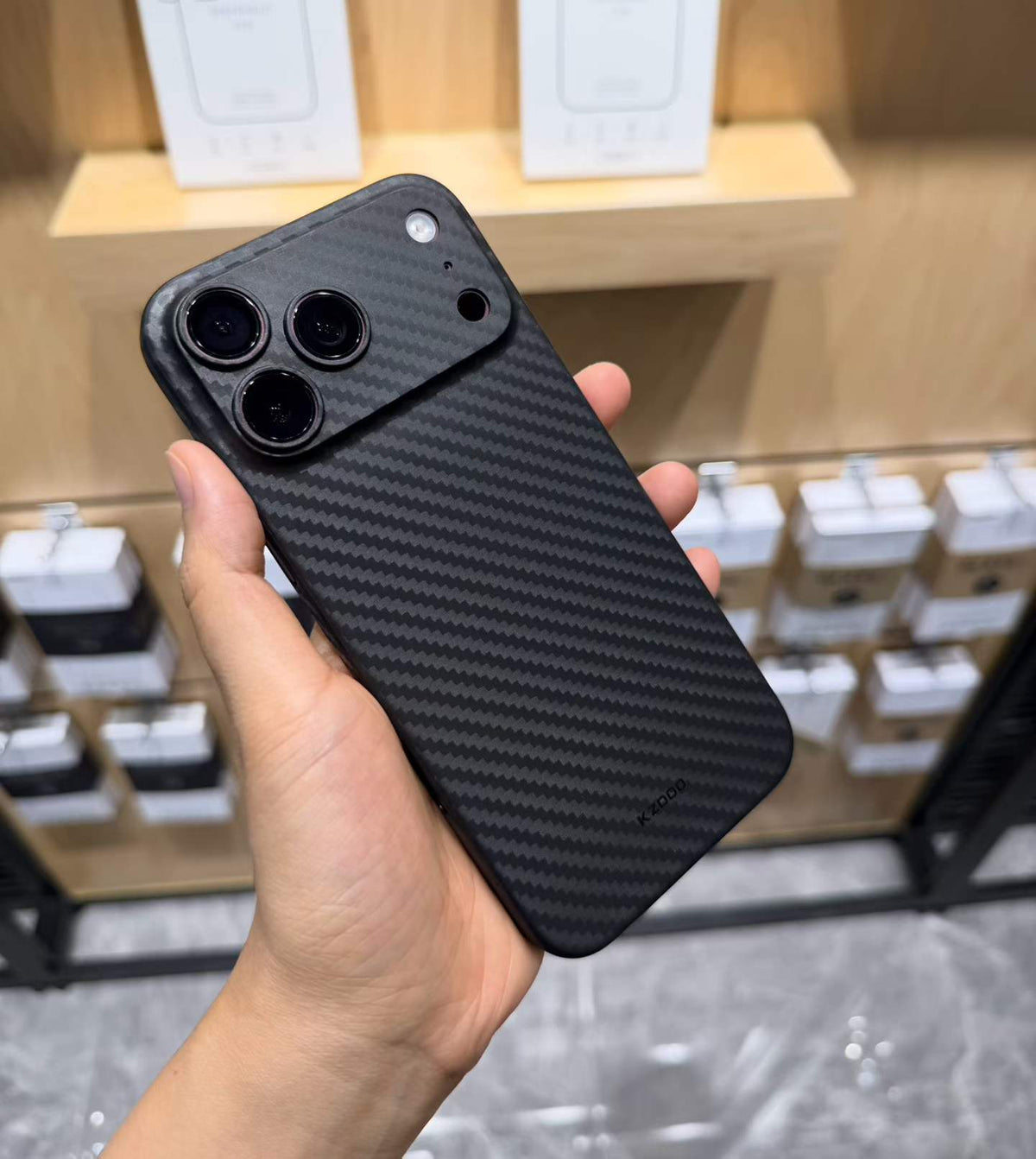 Kz-Doo Air Carbon Ultra Thin Case for iPhone | Premium 0.3mm Slim Protective Cover