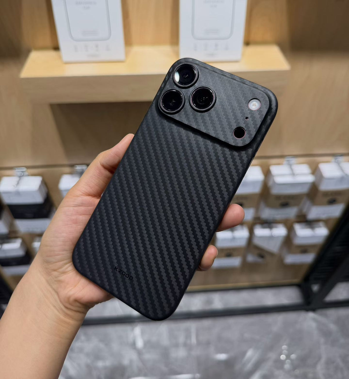 Kz-Doo Air Carbon Ultra Thin Case for iPhone | Premium 0.3mm Slim Protective Cover