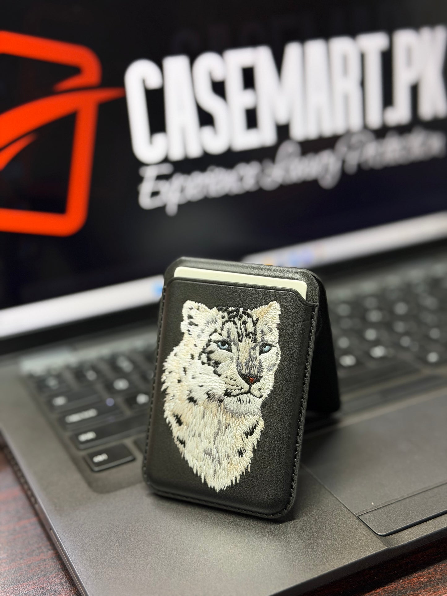 Polo Embroidered MagSafe Stand Wallet - Santa Barbara Savanna Series