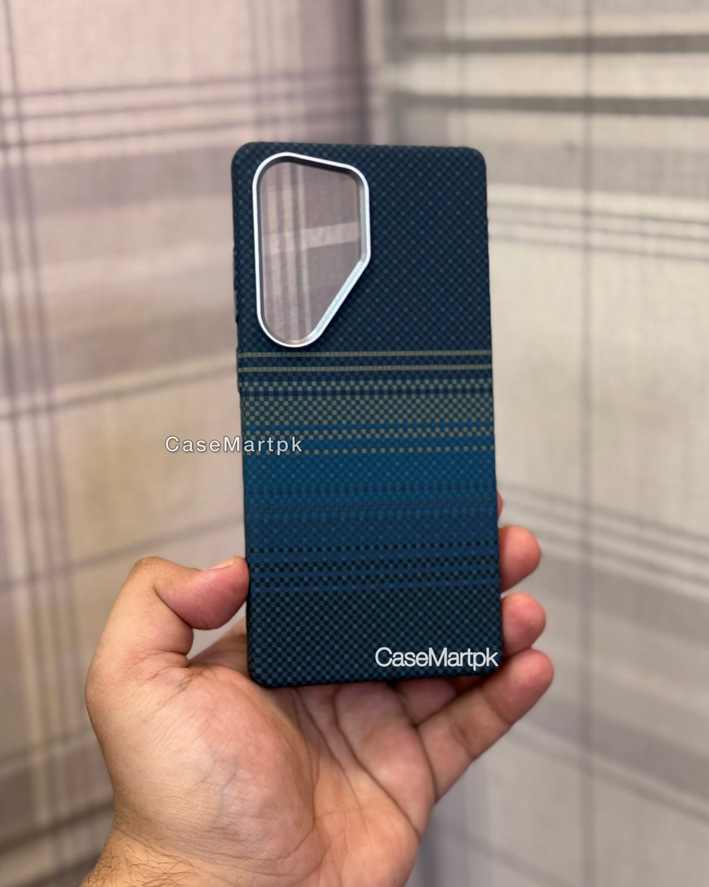 Sunset Pitaka Blue Carbon Fibre Luxo MagSafe
