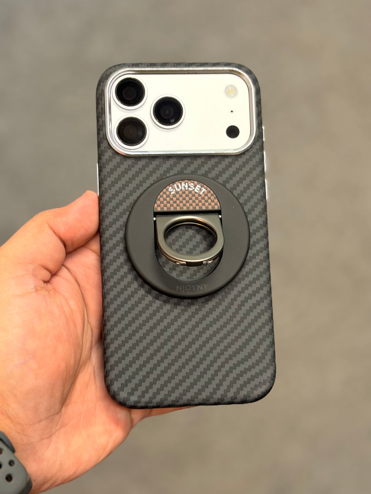 Njoyny MagSafe Grip Ring + Stand