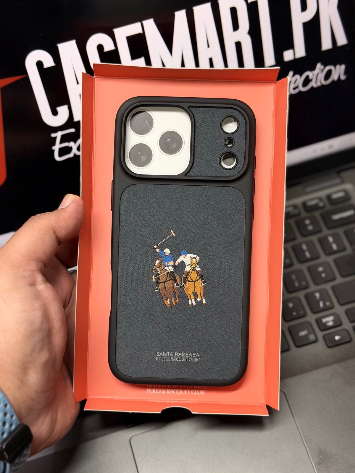 Santa Barbara Polo Myette Series Premium Leather Case for iPhone 18 / 17 Pro Max – Luxury Slim Protective Cover with MagSafe