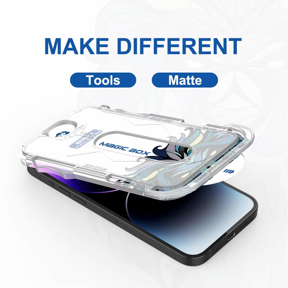 LITO Magic Glass Screen Protector Box With Applying Kit - Clear, Privacy & Matte for Apple iPhone | D+ Tools Series