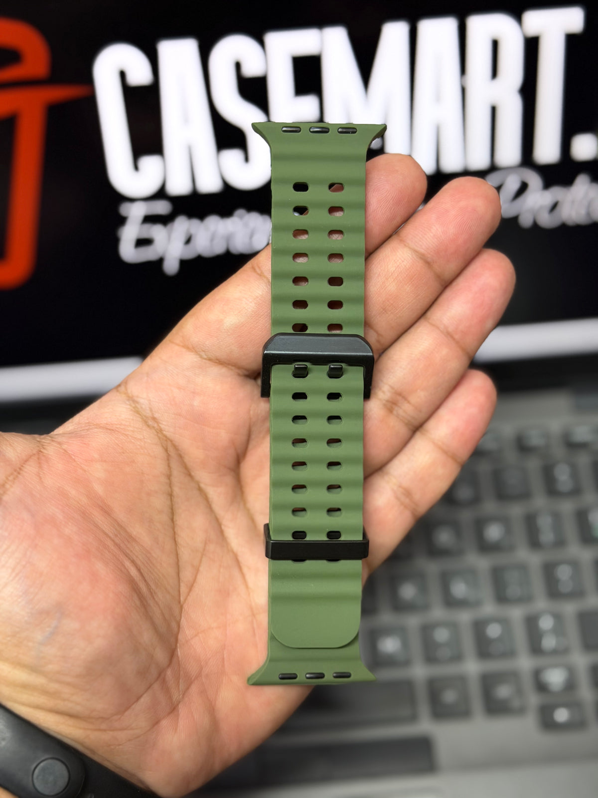 New Style Sports Silicone Strap for Apple Watch - Soft Mesh Breathable Band