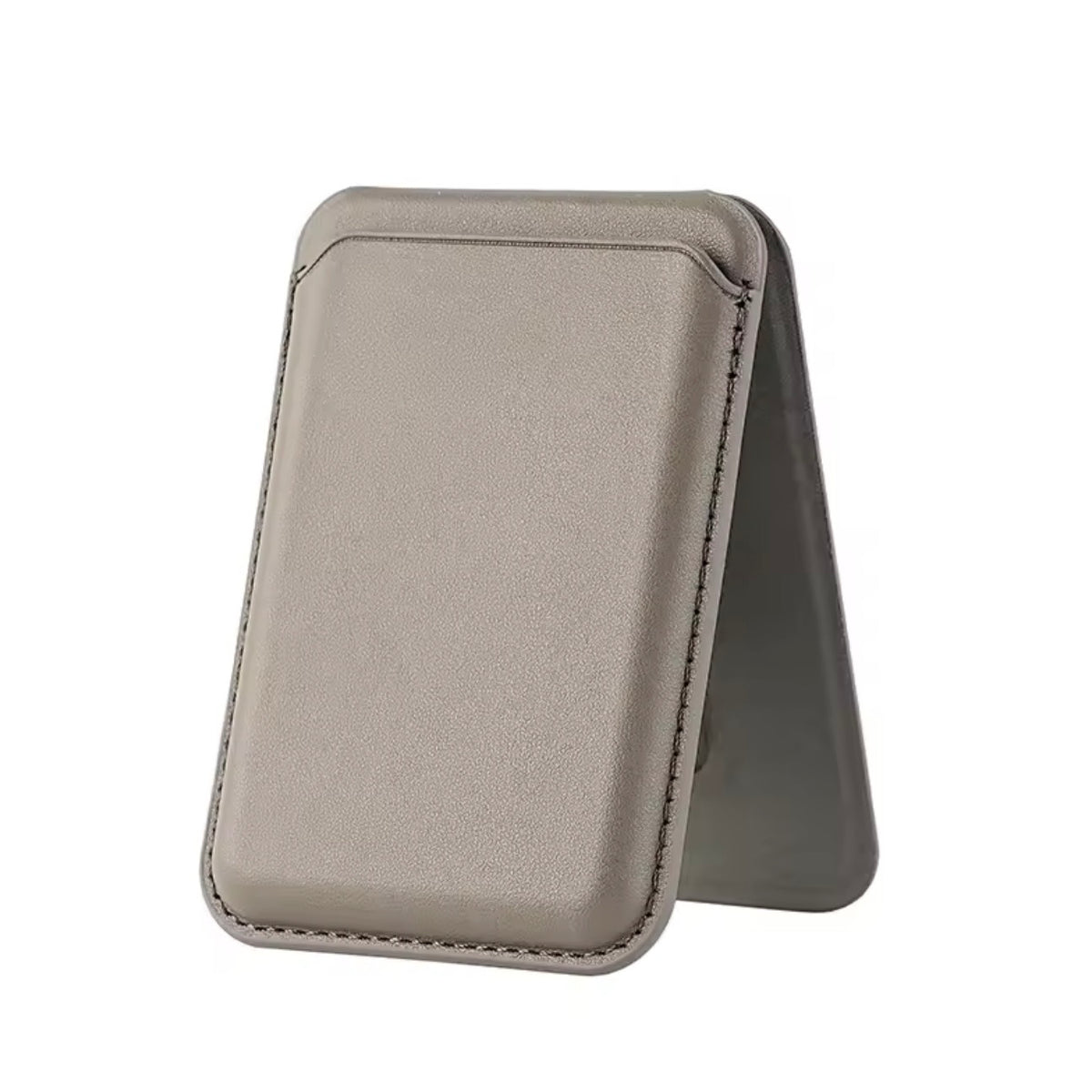 MagSafe Leather Wallet with Kickstand - Magnetic Card Holder Stand Slim Premium Wallet
