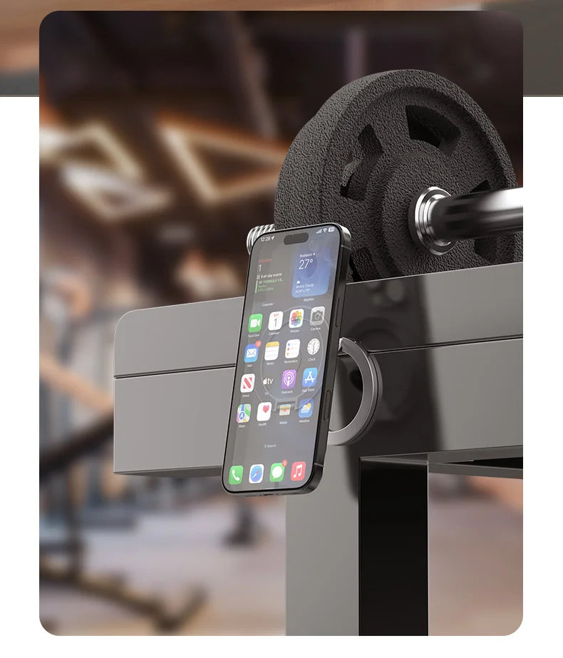 Zinc Alloy MagSafe Fidget Spinner & Phone Grip + 360 Tripod Stand