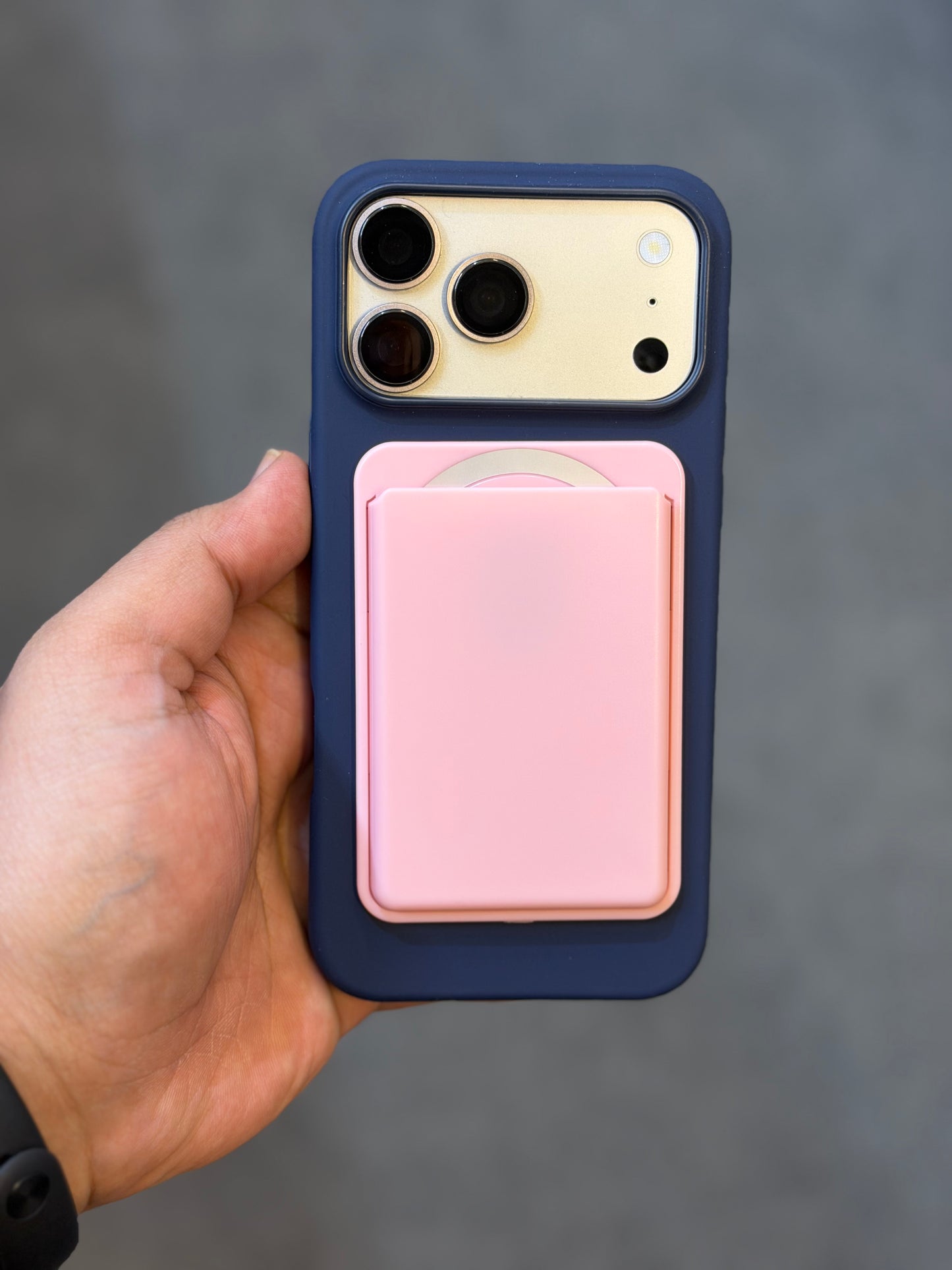 Color Acrylic MagSafe Card Wallets