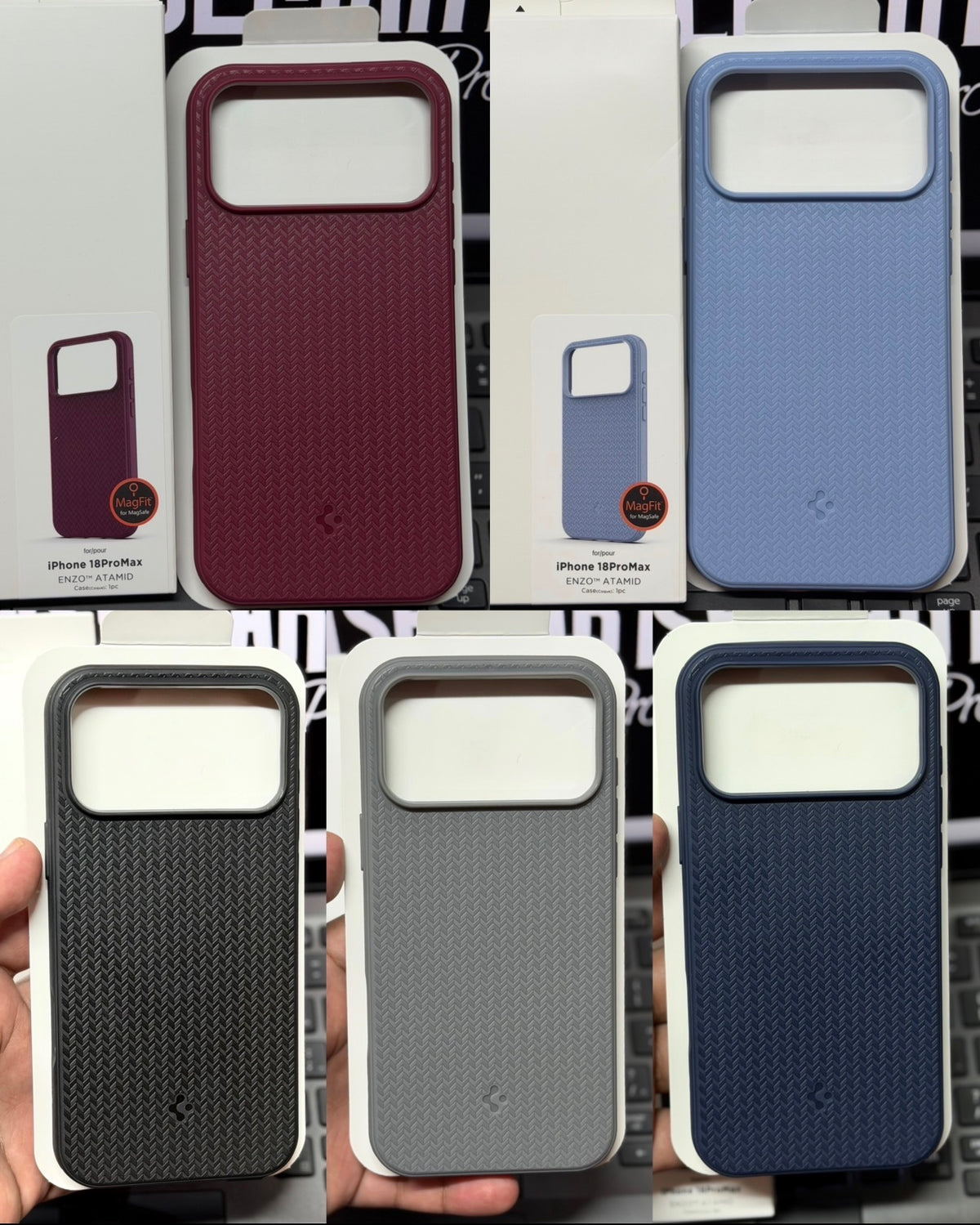 Spigen MagSafe Rugged Armor Case - MagArmor MagFit Enzo Series for iPhone 17/18 Pro Max