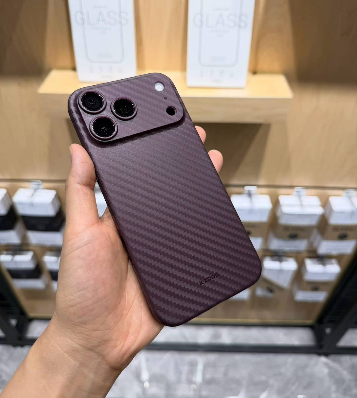 Kz-Doo Air Carbon Ultra Thin Case for iPhone | Premium 0.3mm Slim Protective Cover