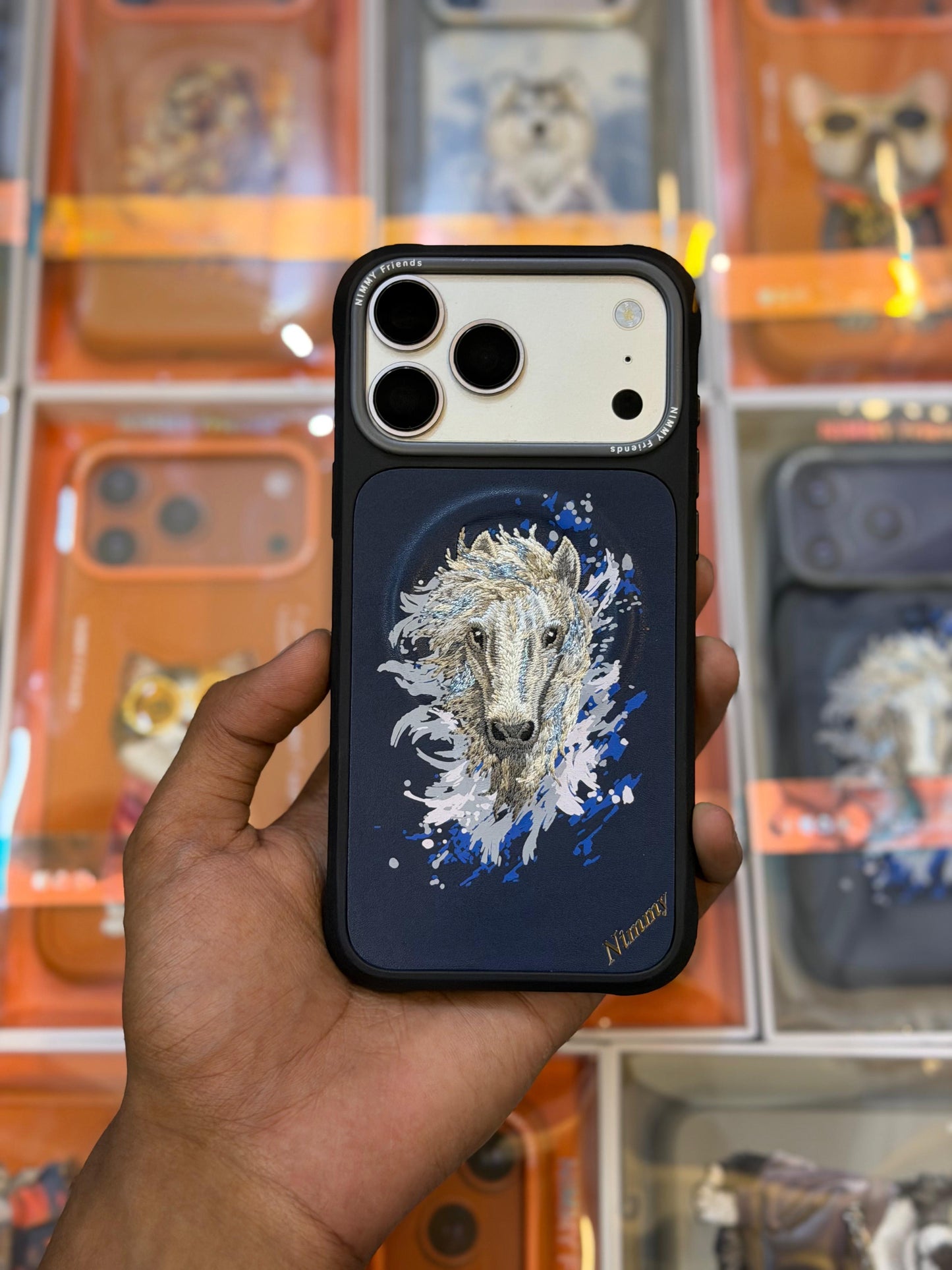 NIMMY Dazzling Embroidered Cases with MagSafe 17 Pro Max