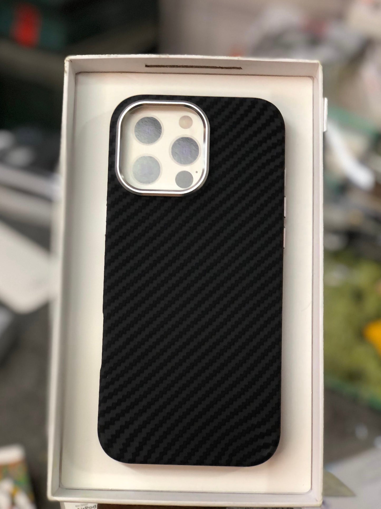 BLACK WAVE CARBON FIBRE KEVLAR CASE