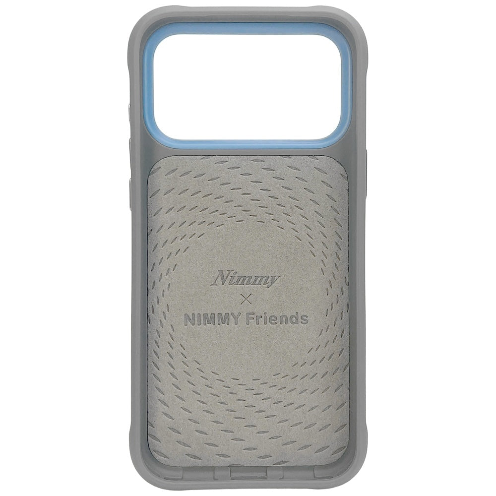 Original NIMMY Snow Leopard MagSafe 3D Embroidered Case for 17 Pro Max