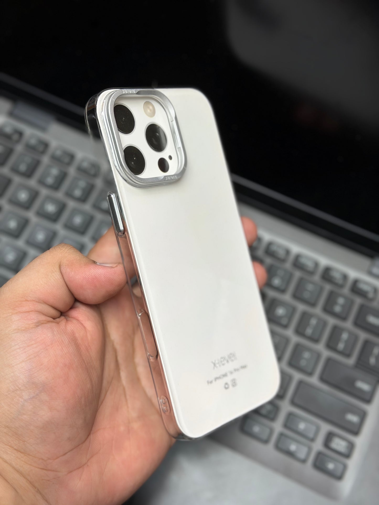 X-Level Sparkling Clear Non-Yellowing Case 16 Pro Max