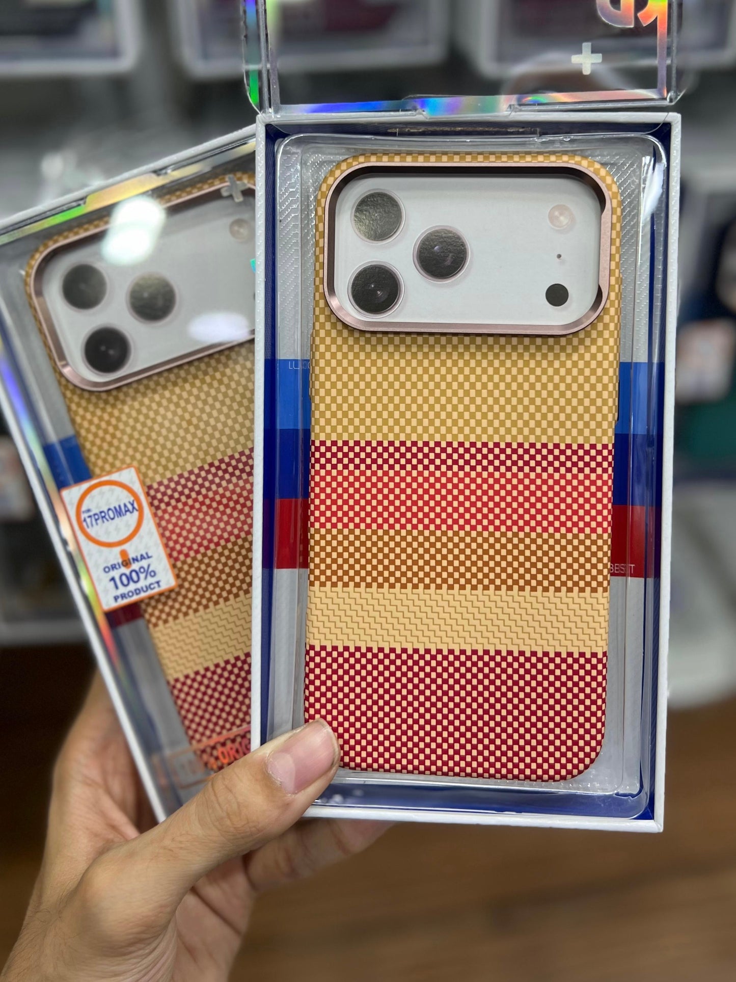 Orange Carbon Fibre With MagSafe LUXO 17 Series