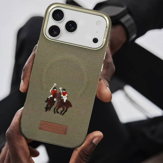 Santa Barbara Polo Raquet Club YOLANDA Series for iPhone 17 Pro Max (Brown)