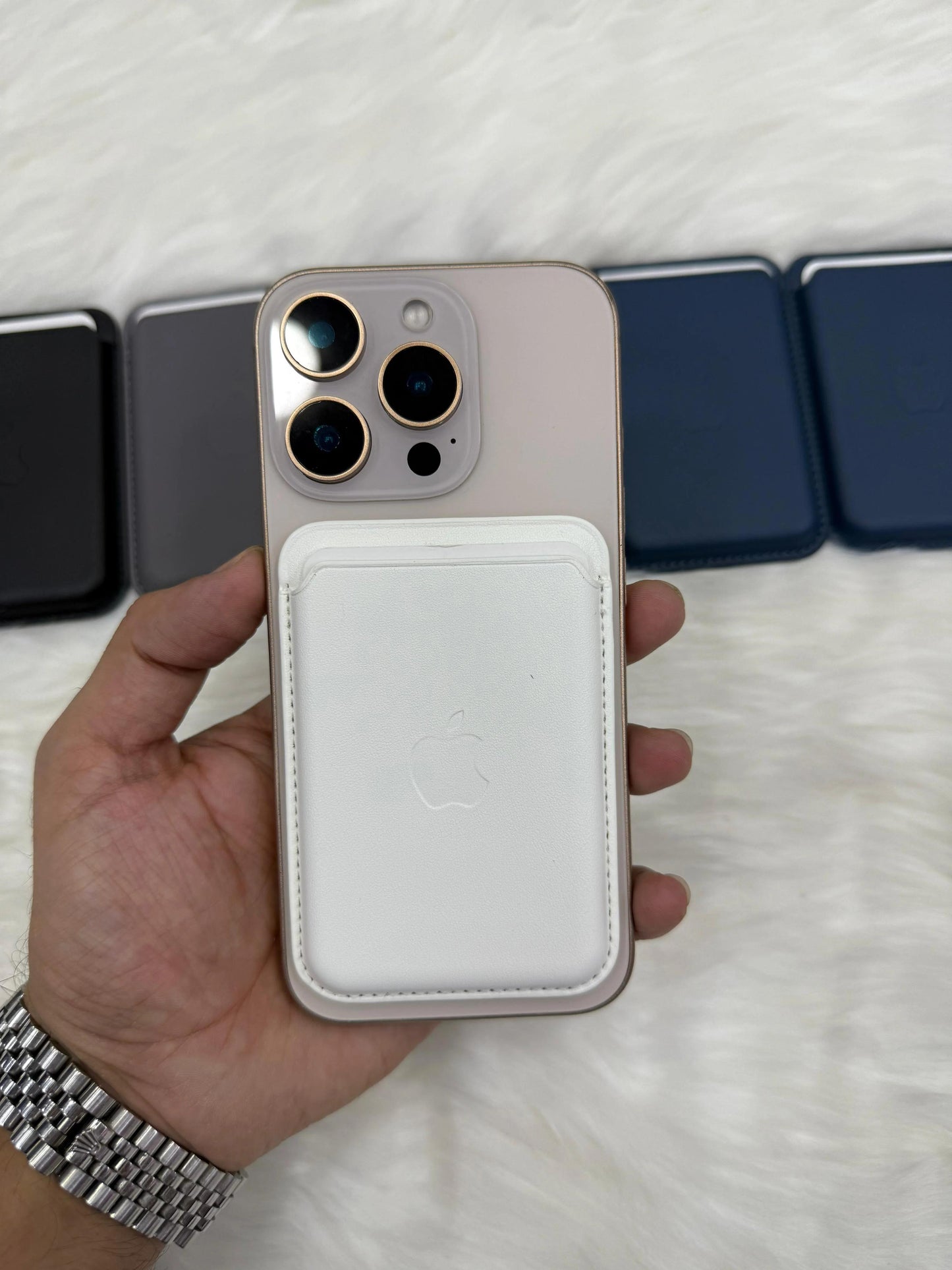 Apple Official MagSafe Leather Wallet for iPhone