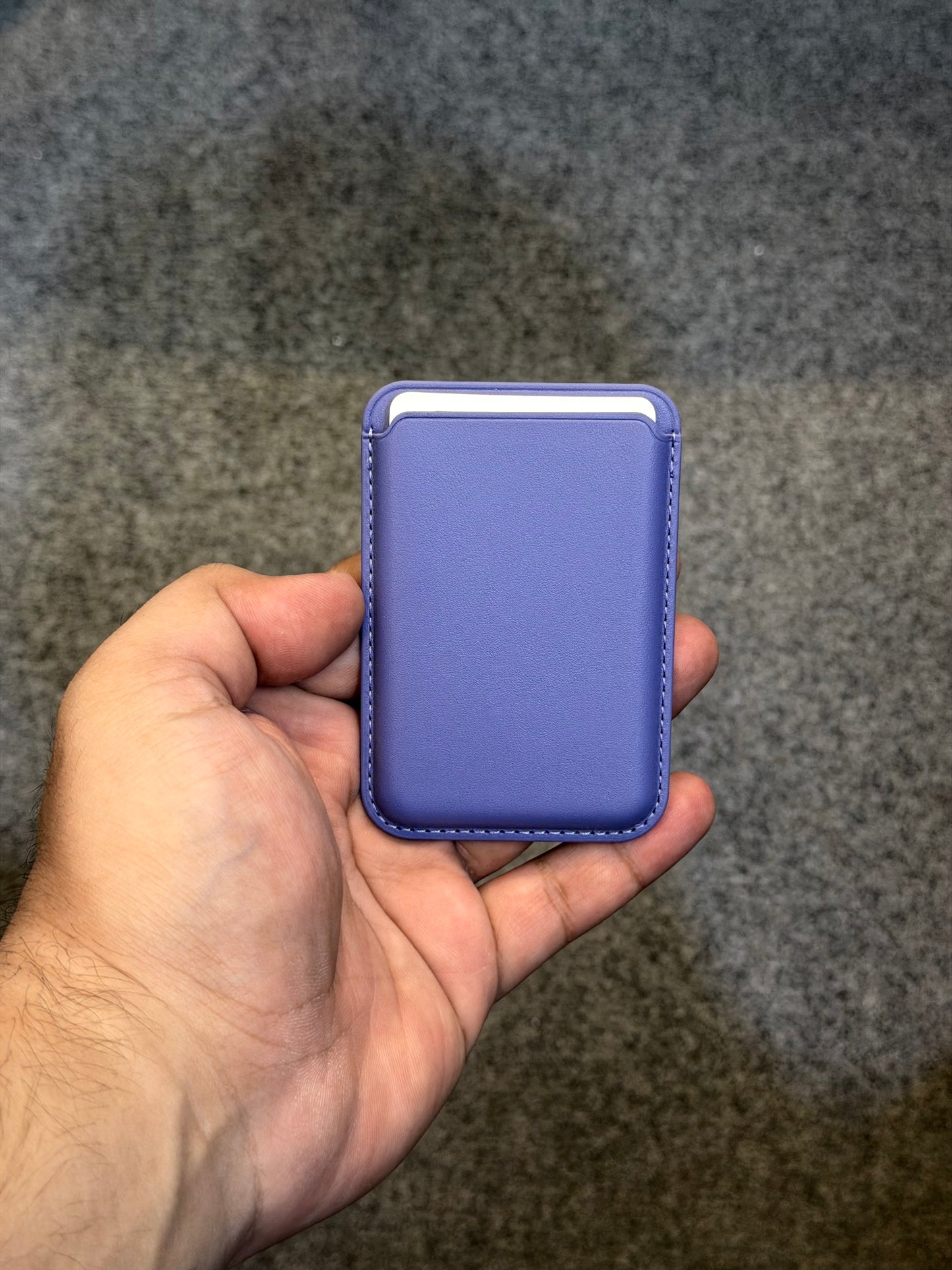 MagSafe Leather Wallet for Mobiles - Magnetic Card Holder