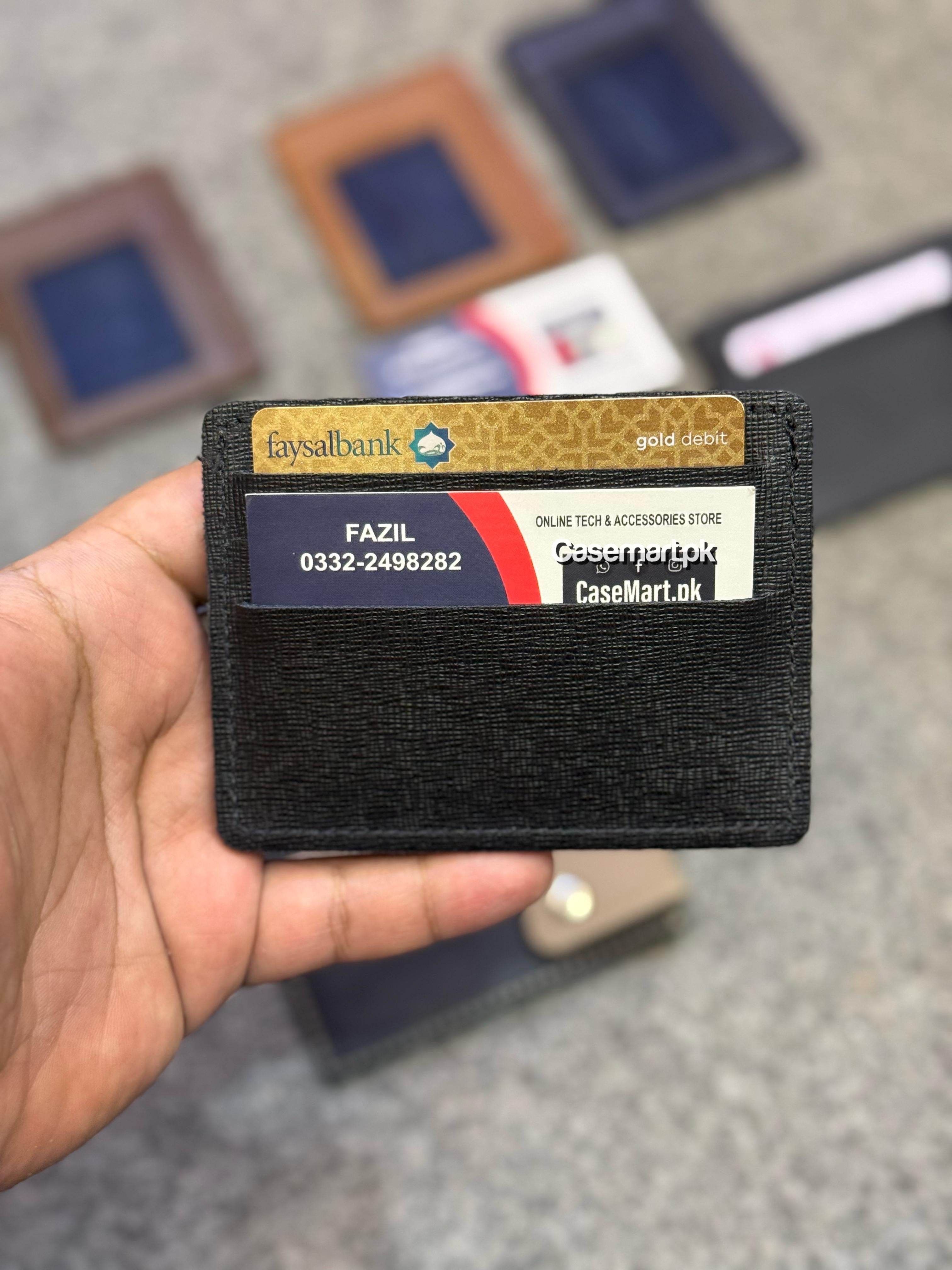 Genuine Leather Card Wallet