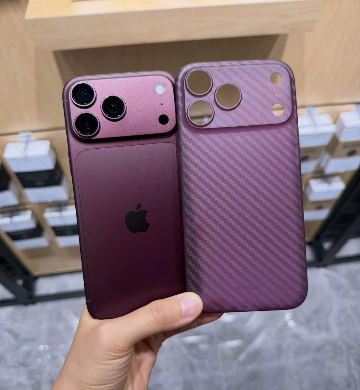 Kz-Doo Air Carbon Ultra Thin Case for iPhone | Premium 0.3mm Slim Protective Cover