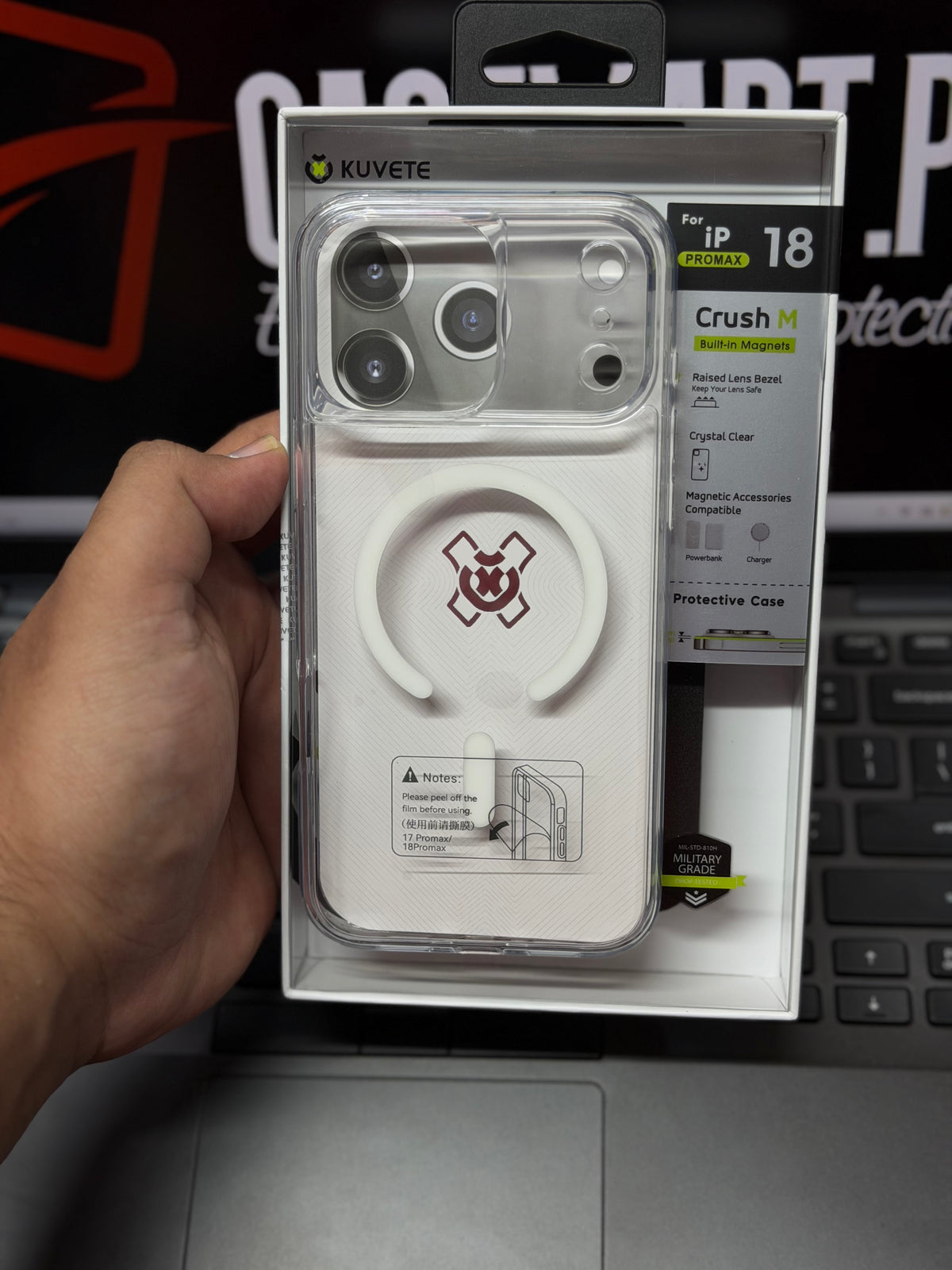 Kuvete MagSafe Crush Series Case for iPhone 18 Pro Max - Shockproof Magnetic Cover with Slim Anti-Yellowing Technology