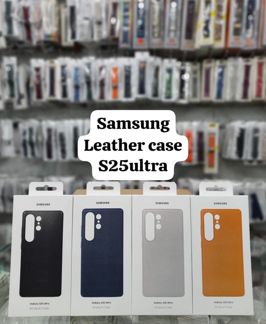 Samsung Kindsuit Leather Cases for S25 Ultra