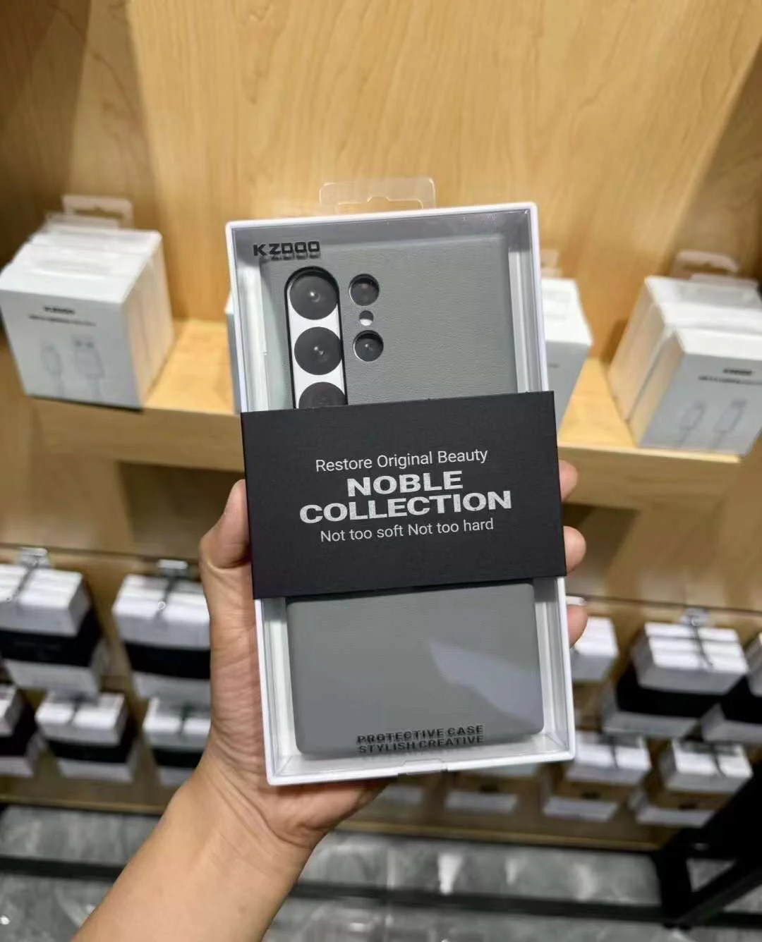 KDOO noble case s24 ultra genuine leather