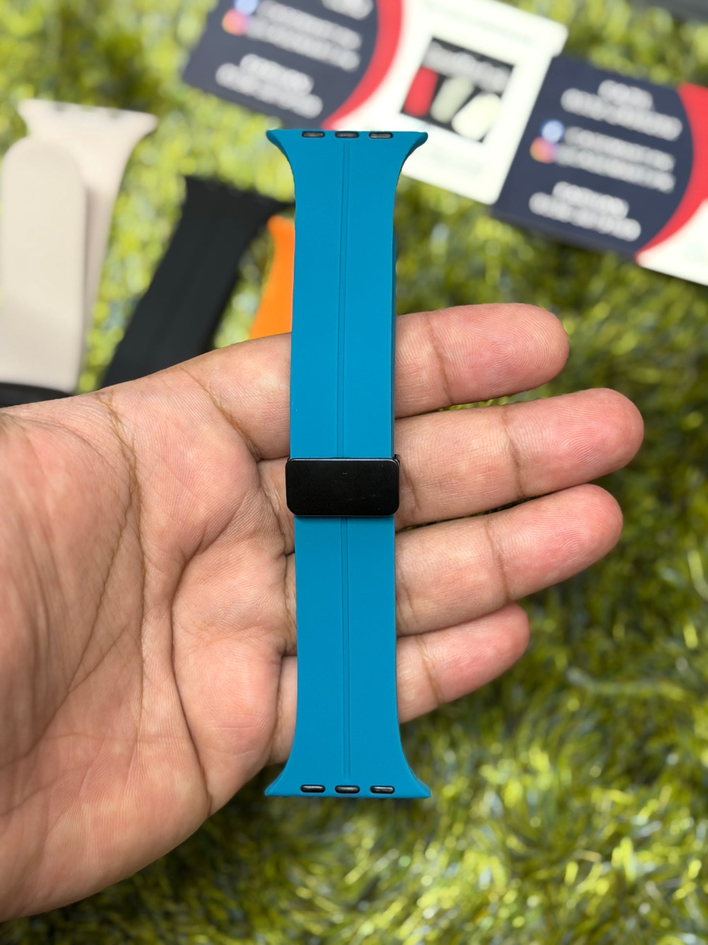 Silicone Magnet Buckle Strap for Apple Watch - 42mm to 49mm