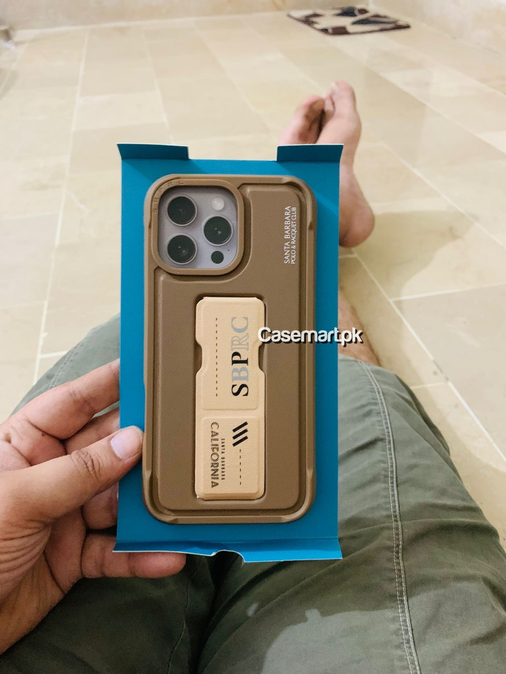 Polo Santa barbara original Kirk series case in genuine leather in Apple iPhone 16 pro max
