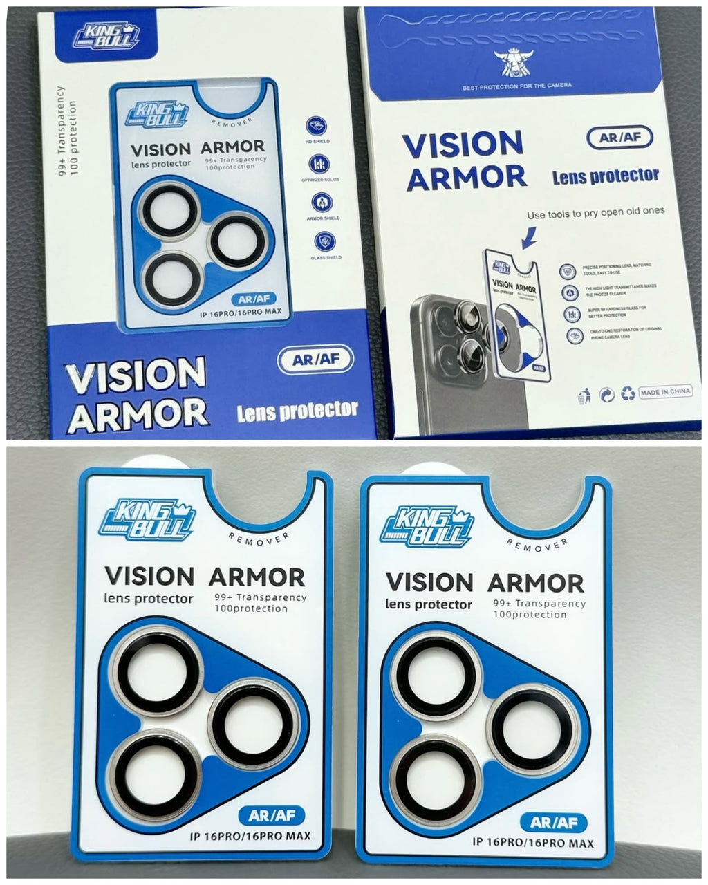 KingBull Vision Armor Sapphire Lens Rings